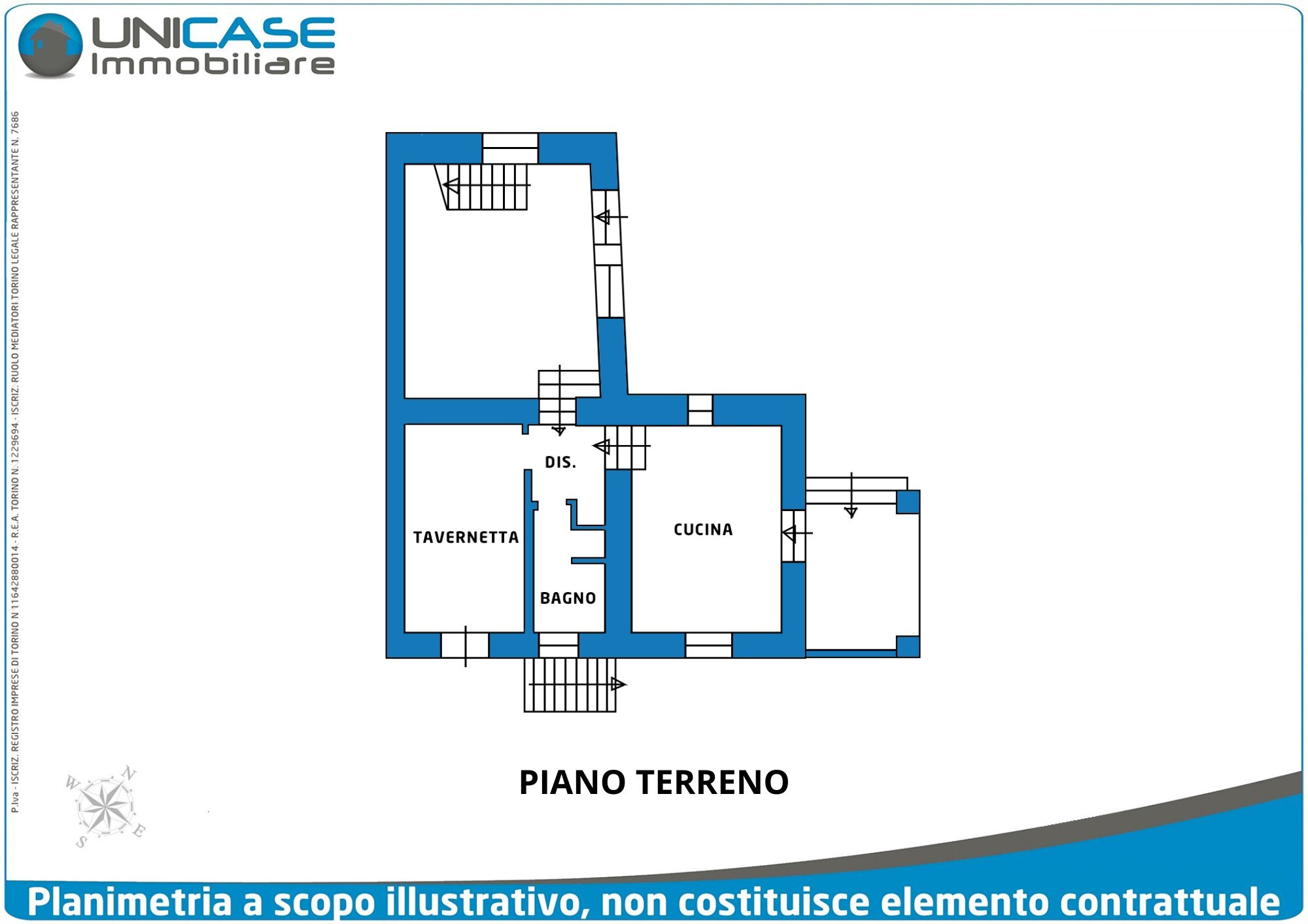 Casa semi indipendente via torriana antica, 20, Barge - planimetria 1