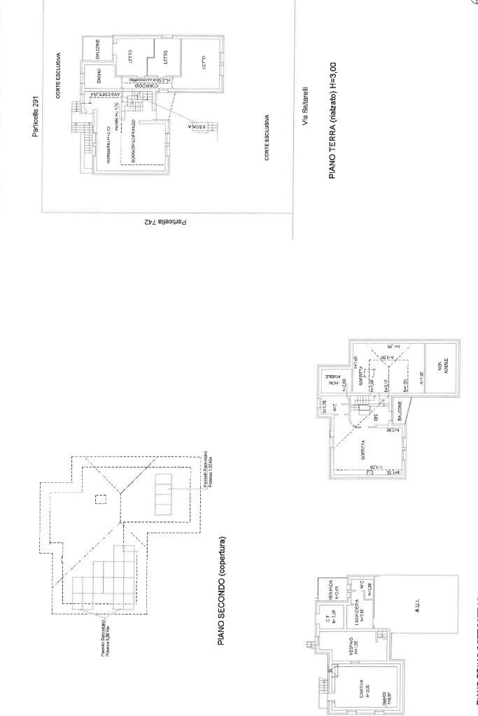 Villa Via Santarelli, Cesenatico - floor plans 1