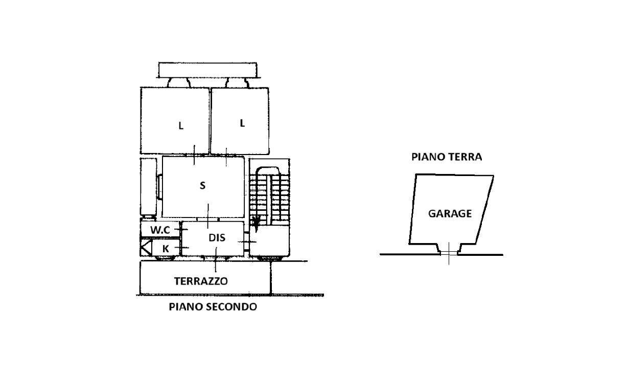 Trilocale Via Gaetano Donizetti, Martina Franca - planimetria 1