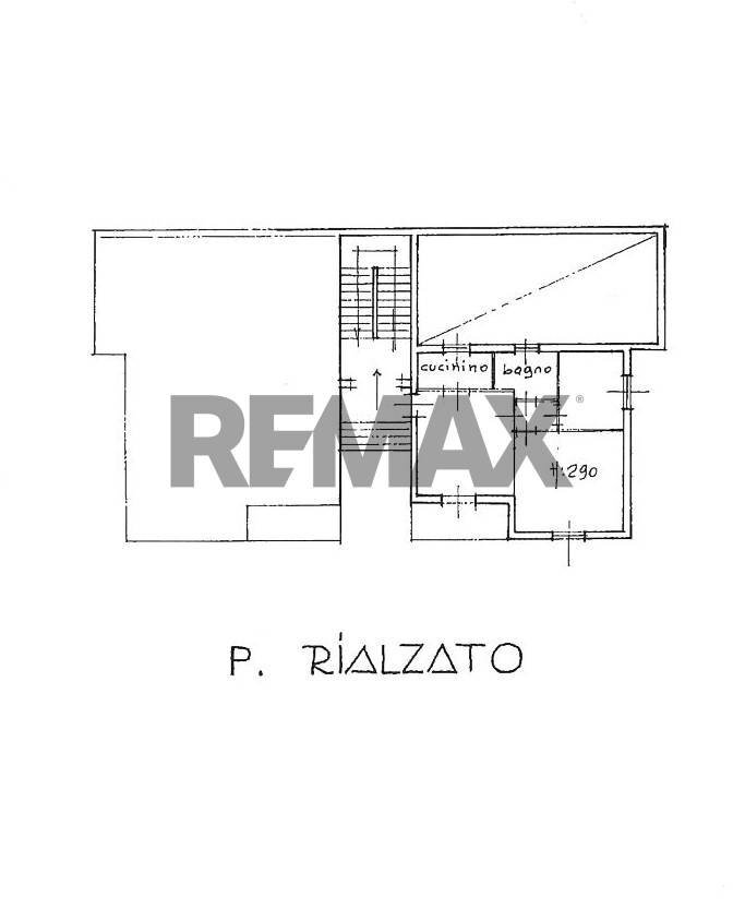 Pianta 2D - Three-room apartment Via Marniga, Brenzone sul Garda - floor plans 1
