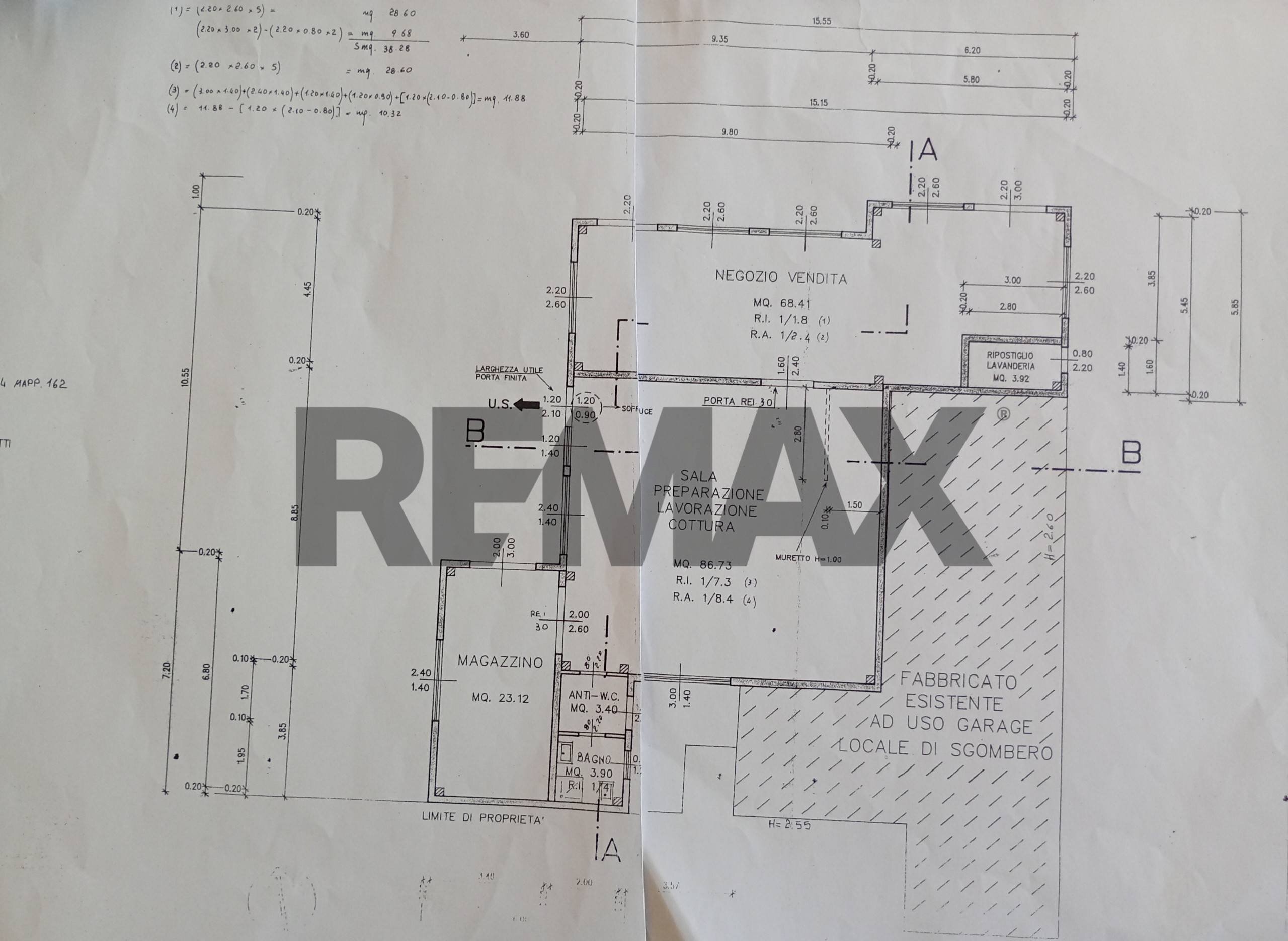 Pianta 2D - Commercial Premises Via Tassinari
 
2, Mesola - floor plans 1