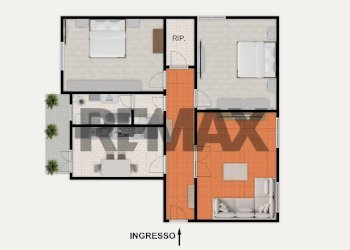 Pianta 2D - Four-room apartment Corso Berio
 
26, Cairo Montenotte - photo 23