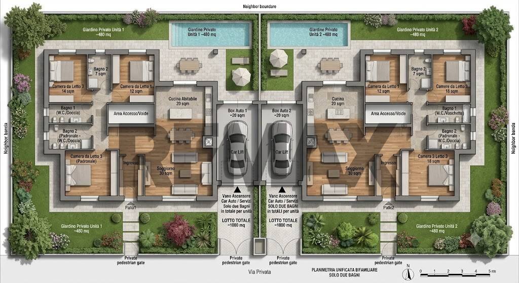 Pianta 3D - Terreno edificabile VIA REALETTA
81, Garlasco - foto 3