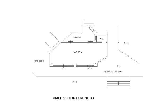 Foto 21 - Ufficio via vittorio veneto
 
80, Prato - planimetria 1