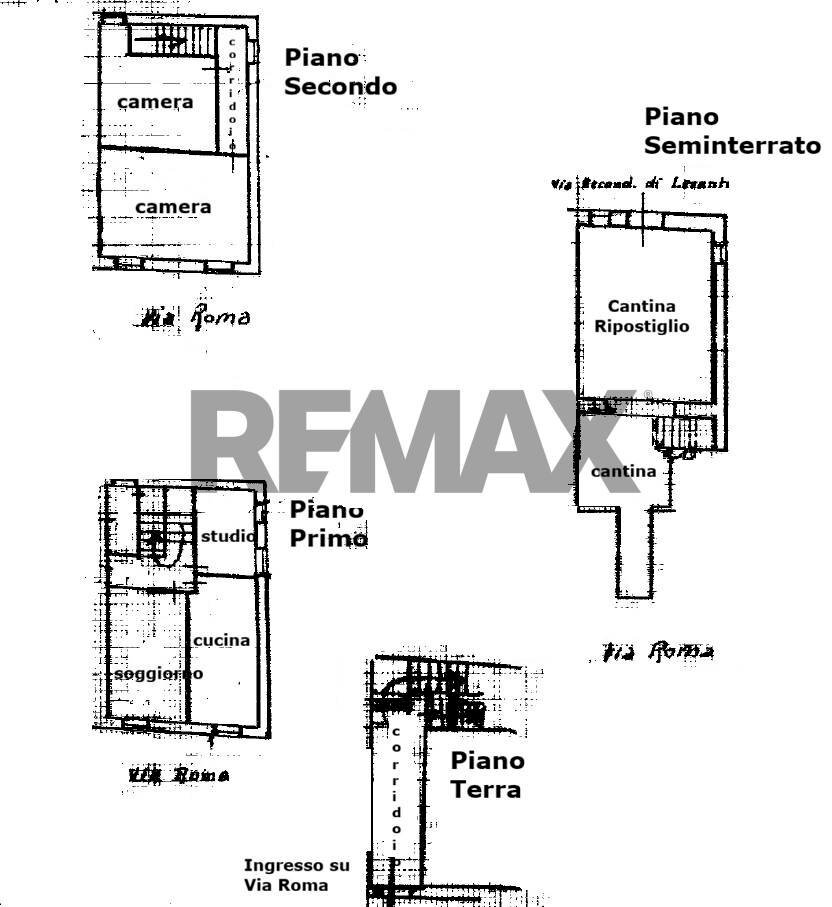 Pianta 2D - Independent house Via Roma
 
49, Mondaino - floor plans 1