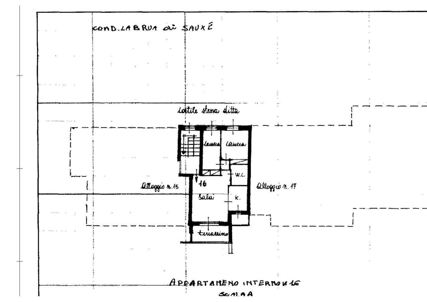 Trilocale via Oulx, 3, Sauze d'Oulx - planimetria 1