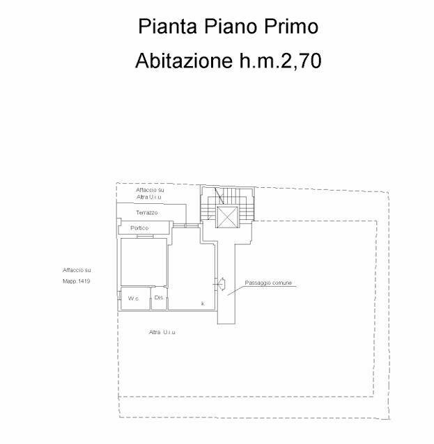 Foto 19 - Bilocale Via dei Geranei, Diano Marina - planimetria 1