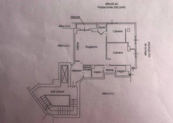 Planimetria - Three-room apartment Milano - photo 39