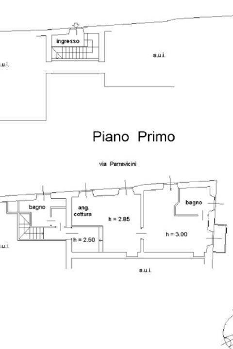 Two-room apartment via Gian Francesco Parravicini, 1, Monza - floor plans 1