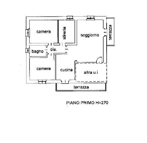 Apartment viale della Stazione, 150, Tarcento - floor plans 1
