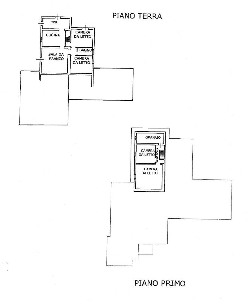 Rustic via Pontecchio, Sasso Marconi - floor plans 1