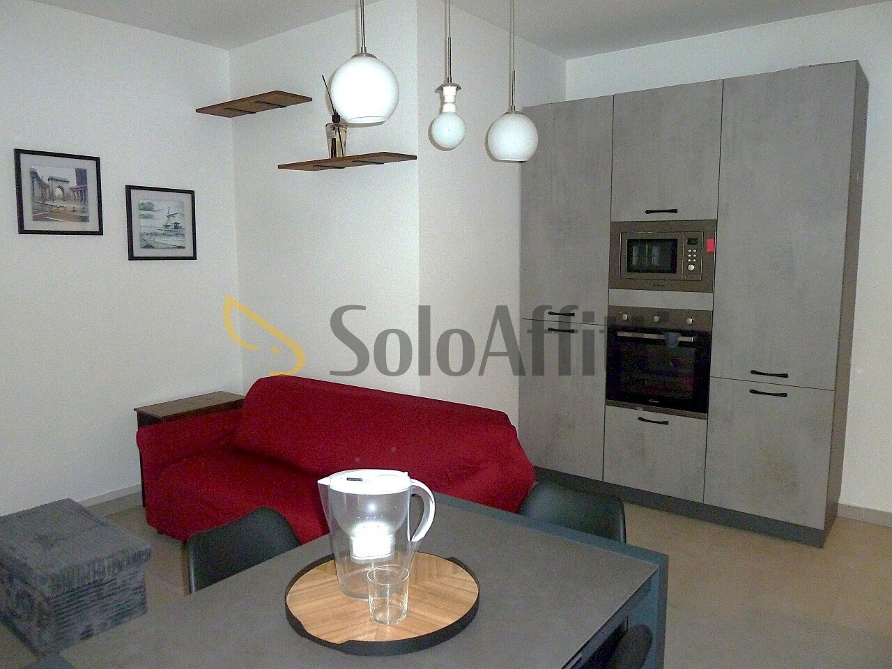 Soggiorno e angolo cottura - Three-room apartment Strada Bonmoschetto 21, Sanremo - photo 3