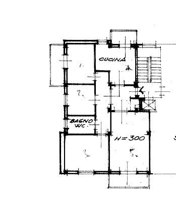 PLANIMETRIA APPARTAMENTO - Appartamento Viale Cassa di Risparmio 37, Livorno - foto 1