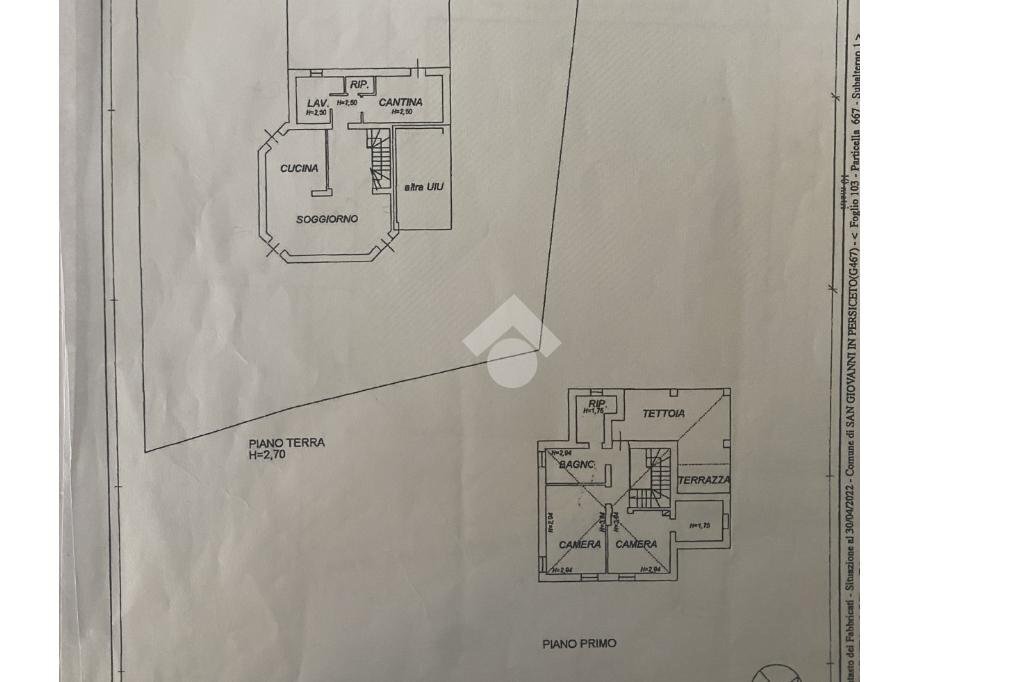 Villa Via Viazza, San Giovanni in Persiceto - planimetria 1