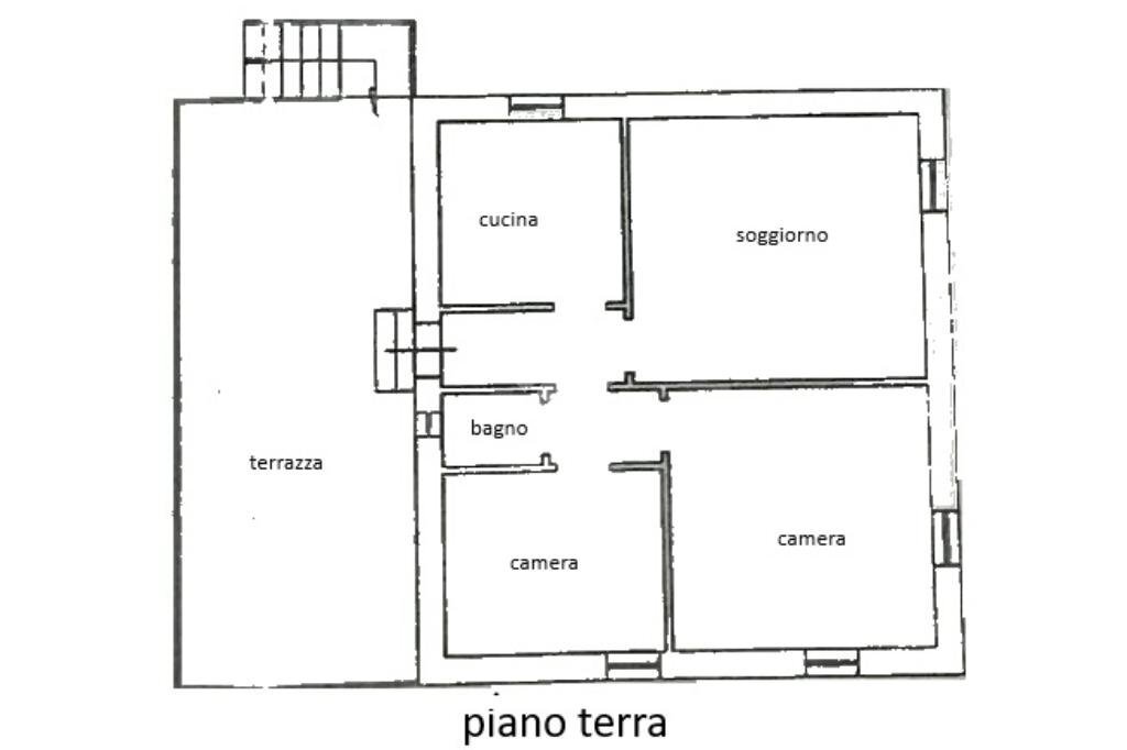 Rustico Via Fabrizio de andrè, Monteciccardo - planimetria 1