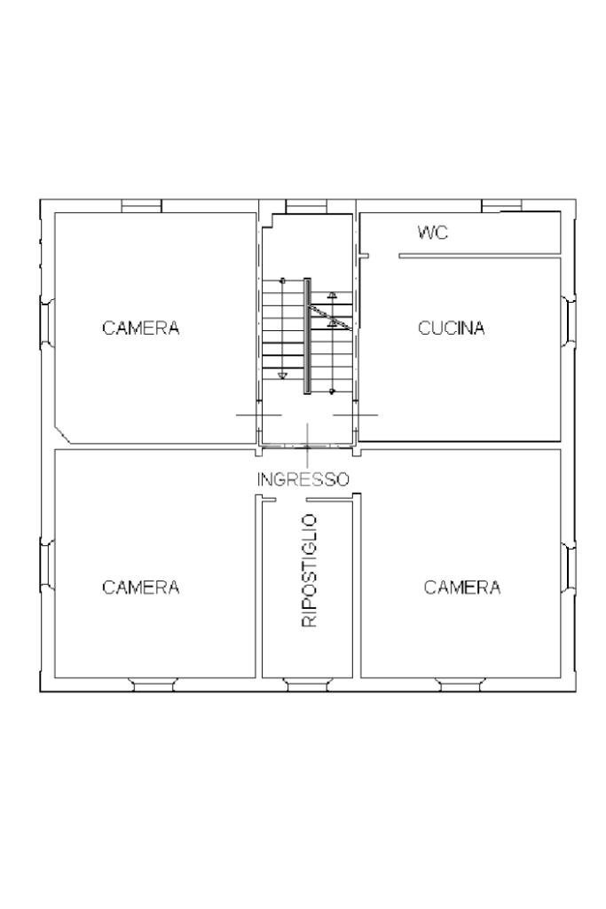 Apartment Piazza martiri della liberta', Casalgrande - floor plans 1