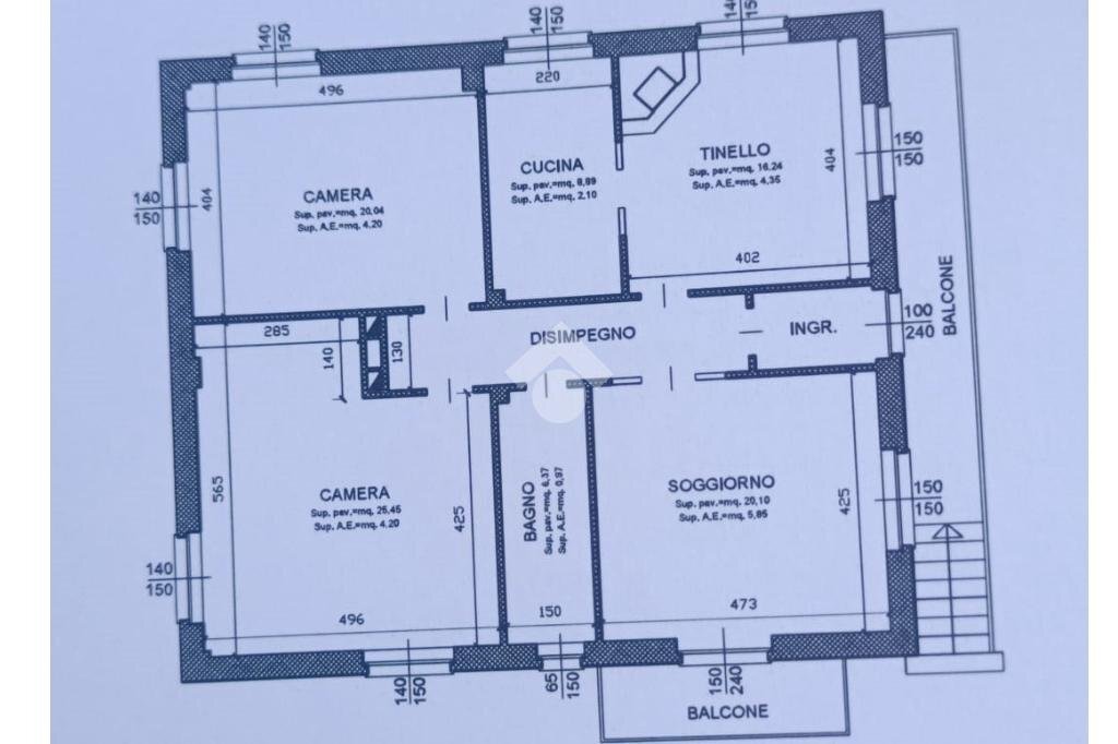Villa Via Circonvallazione, Gassino Torinese - planimetria 1