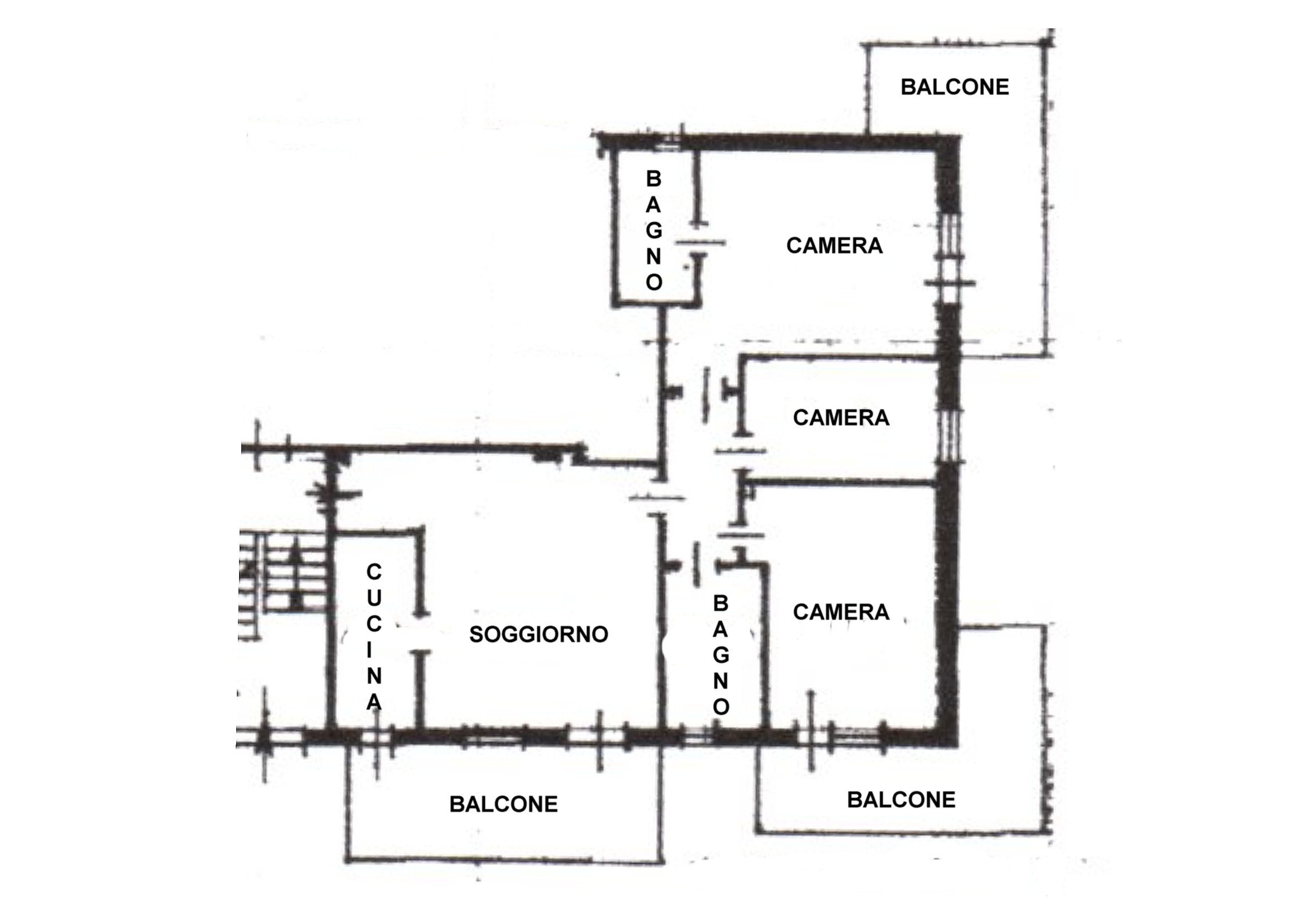 Appartamento Riccione - planimetria 1