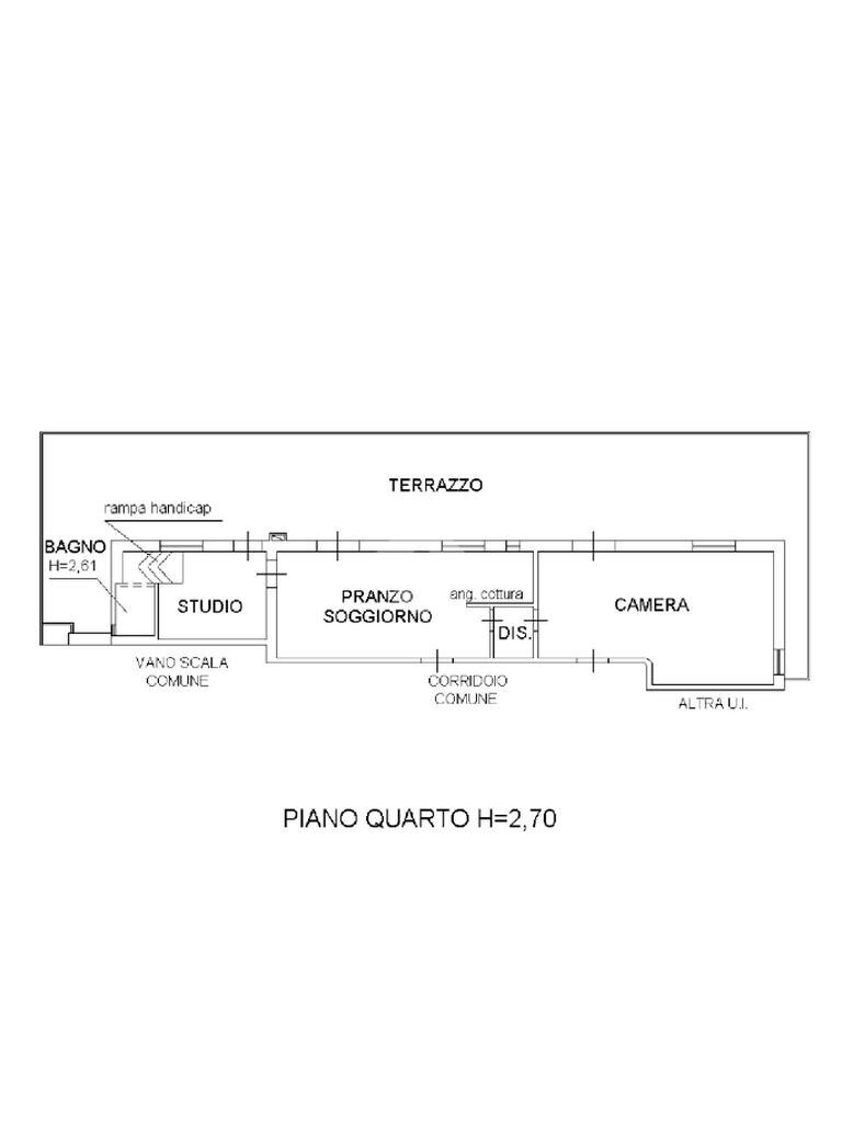 Attic Viale Giovanni Pascoli, Rimini - floor plans 1