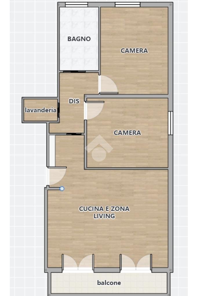 Three-room apartment Via enrico mattei, Parma (neighborhood San Leonardo) - floor plans 1