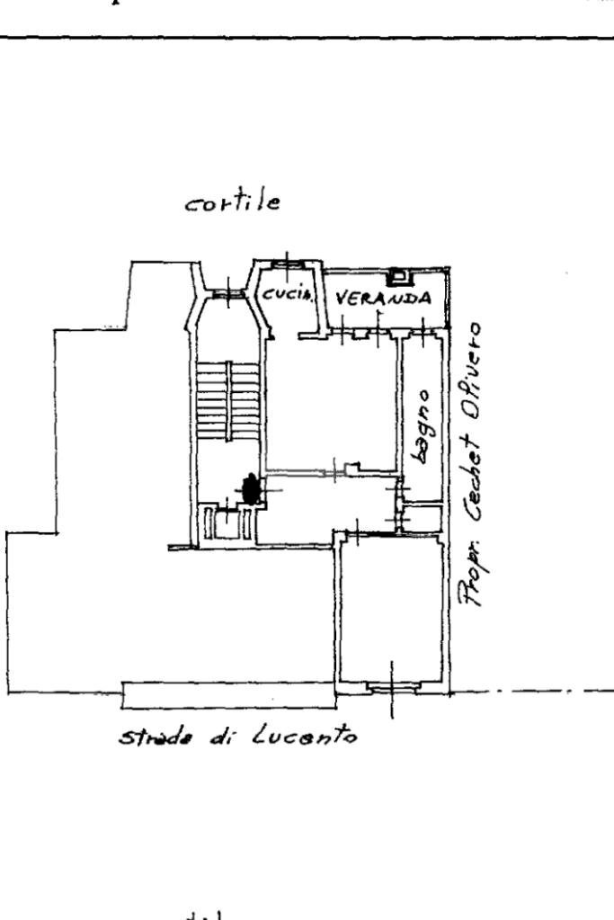 Two-room apartment Via lucento, Torino (neighborhood Madonna Campagna) - floor plans 1