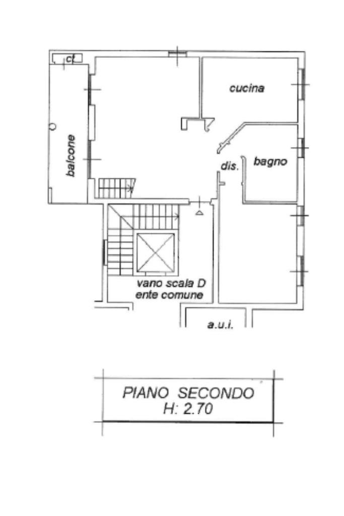 Trilocale Via De Nicola, Lainate - planimetria 1
