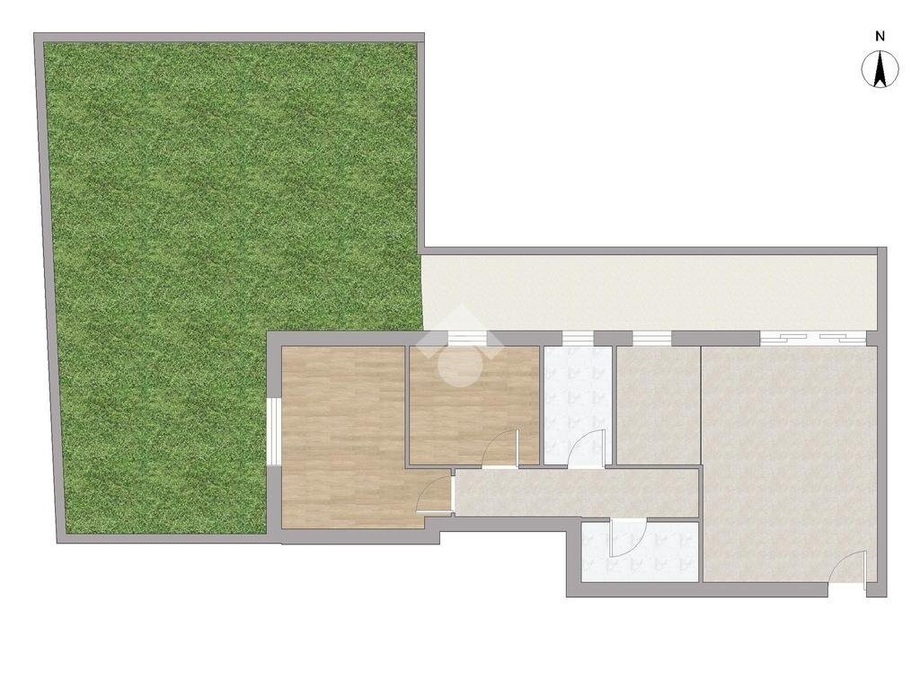 Trilocale Via della Costituzione, San Giuliano Milanese - planimetria 1