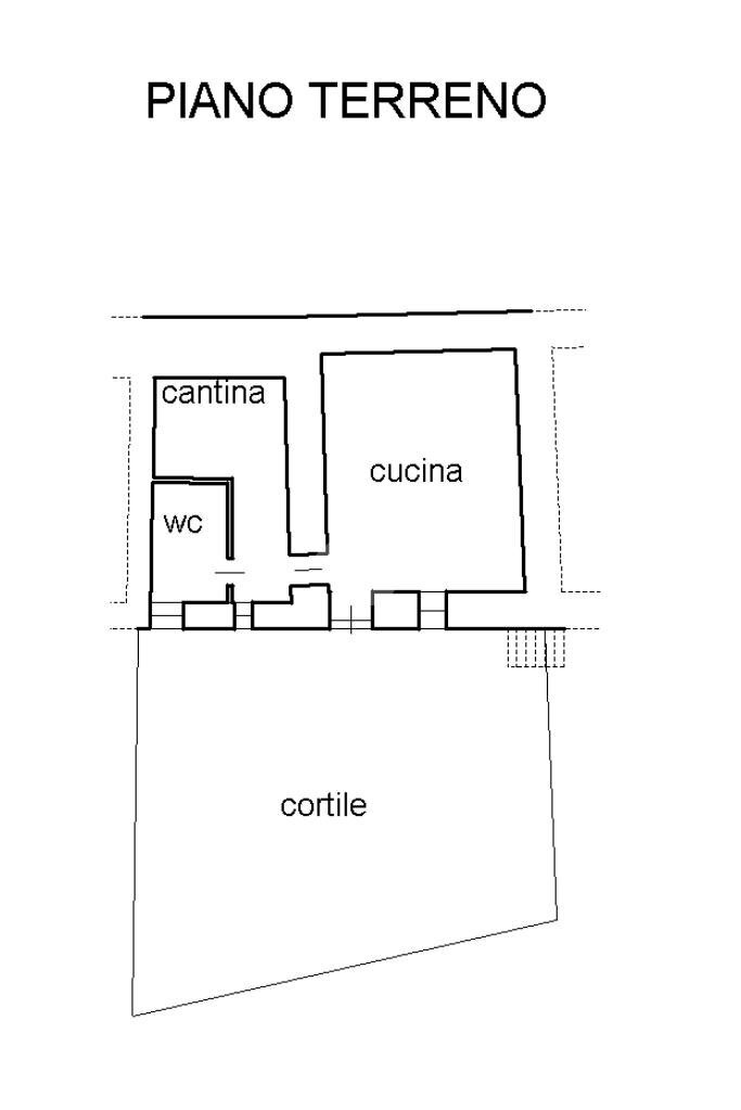 Casa semi indipendente Località Meyra Pritallo, Venasca - planimetria 1
