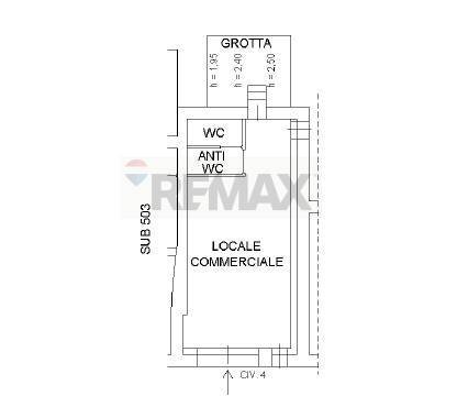 Pianta 2D - Locale Commerciale LARGO LOLLI
 
3/4, Mentana - planimetria 1