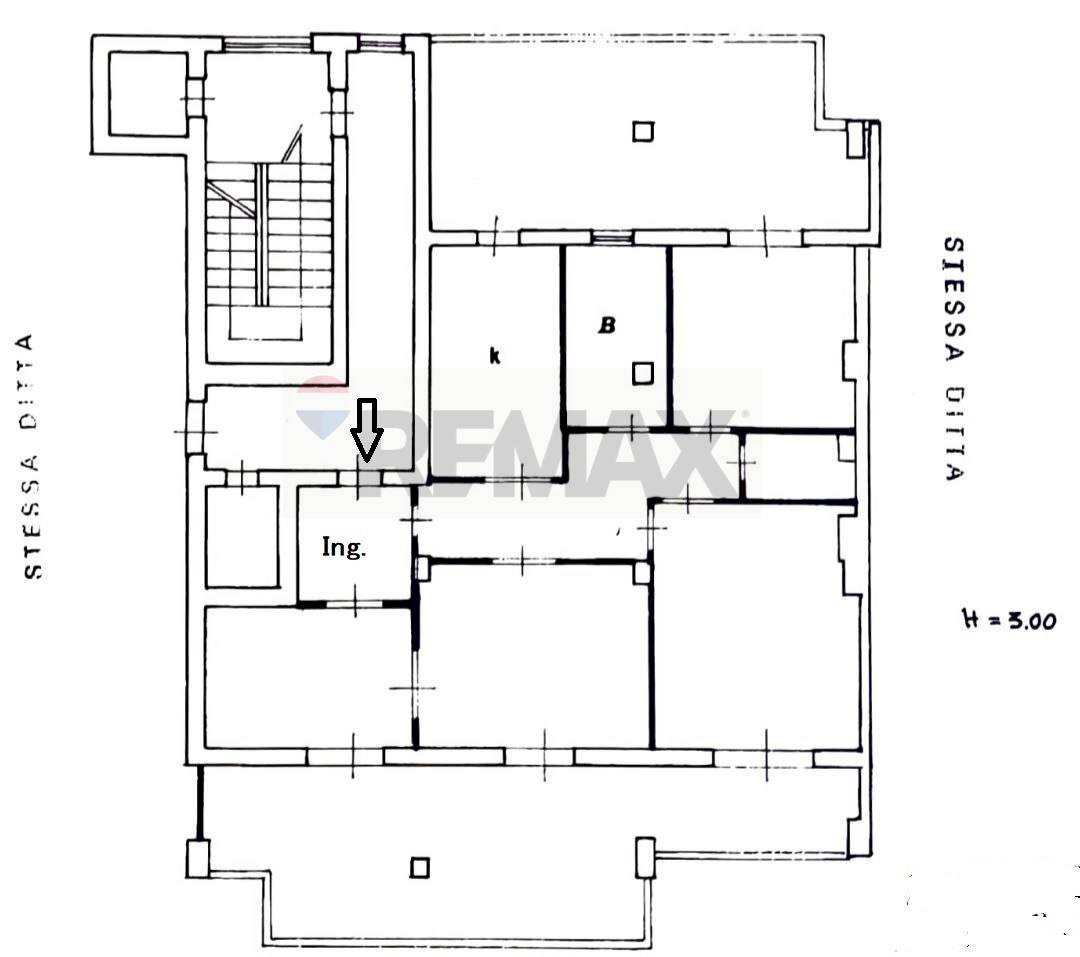 Pianta 2D - Appartamento Via Maresciallo Guglielmo Pecori Giraldi
 
26, Palermo - planimetria 1