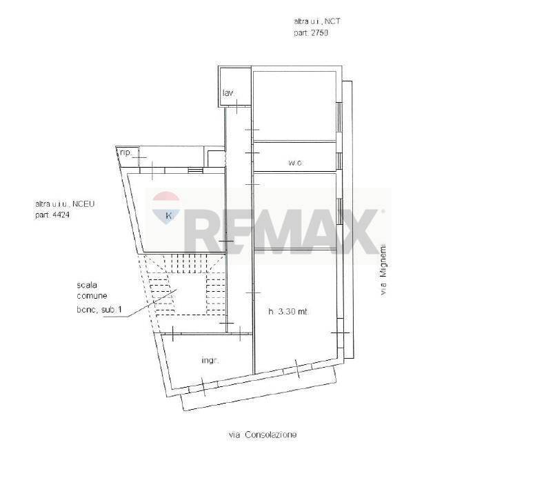 Pianta 2D - Apartment Via Consolazione
 
32, Aci Catena - floor plans 1