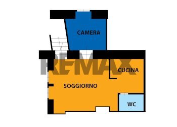 Pianta 2D - Two-room apartment salita Tarsia
 
139, Napoli - photo 15