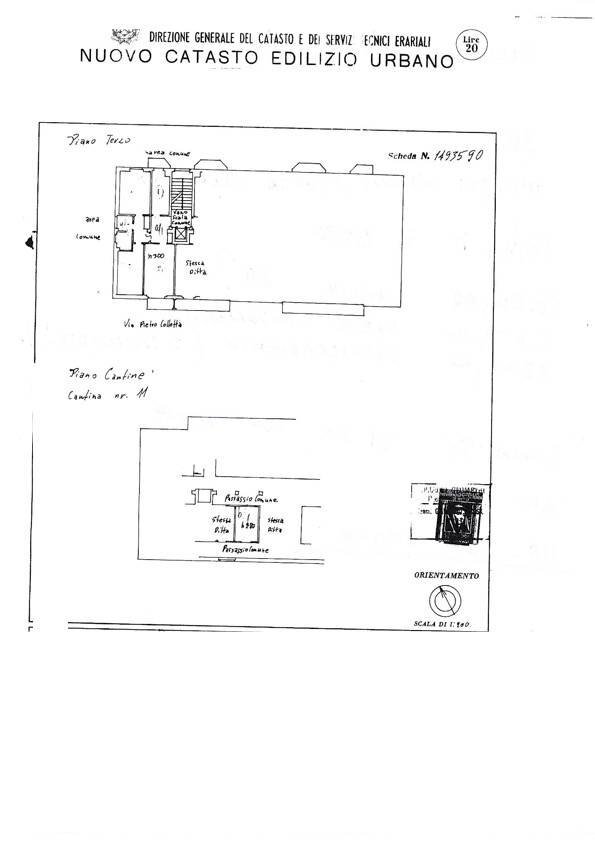 Foto 25 - Trilocale via Colletta, Milano - planimetria 1