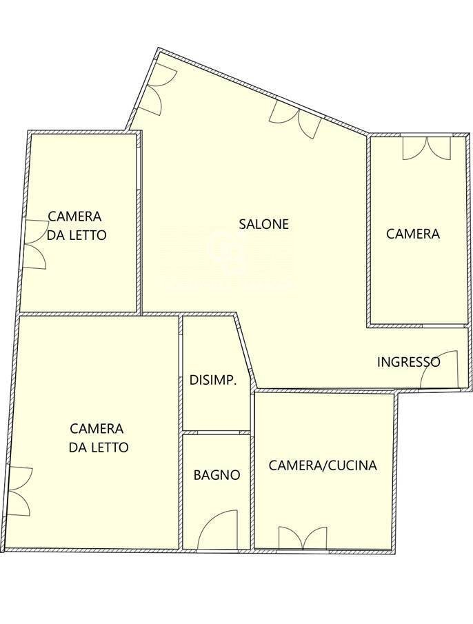 Foto 5 - Four-room apartment Via Cesare Battisti
 
165, Taranto - floor plans 1