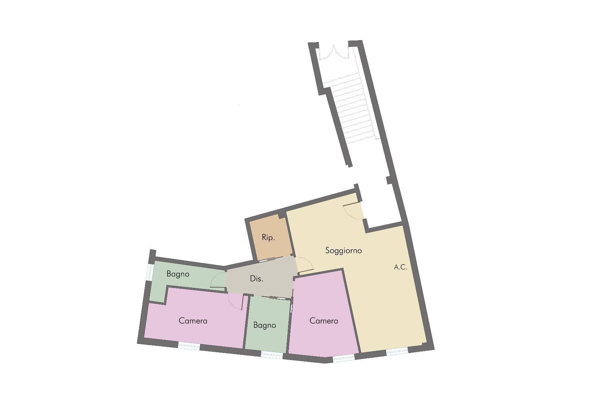 Foto 40 - Three-room apartment Via Giulio Giordano, Collecorvino - floor plans 1