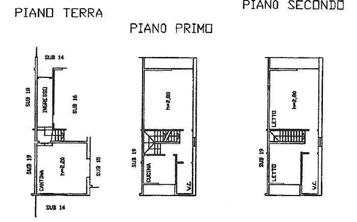 Foto 24 - Casa semi indipendente via Nazario Sauro
 
4, Copparo - planimetria 1