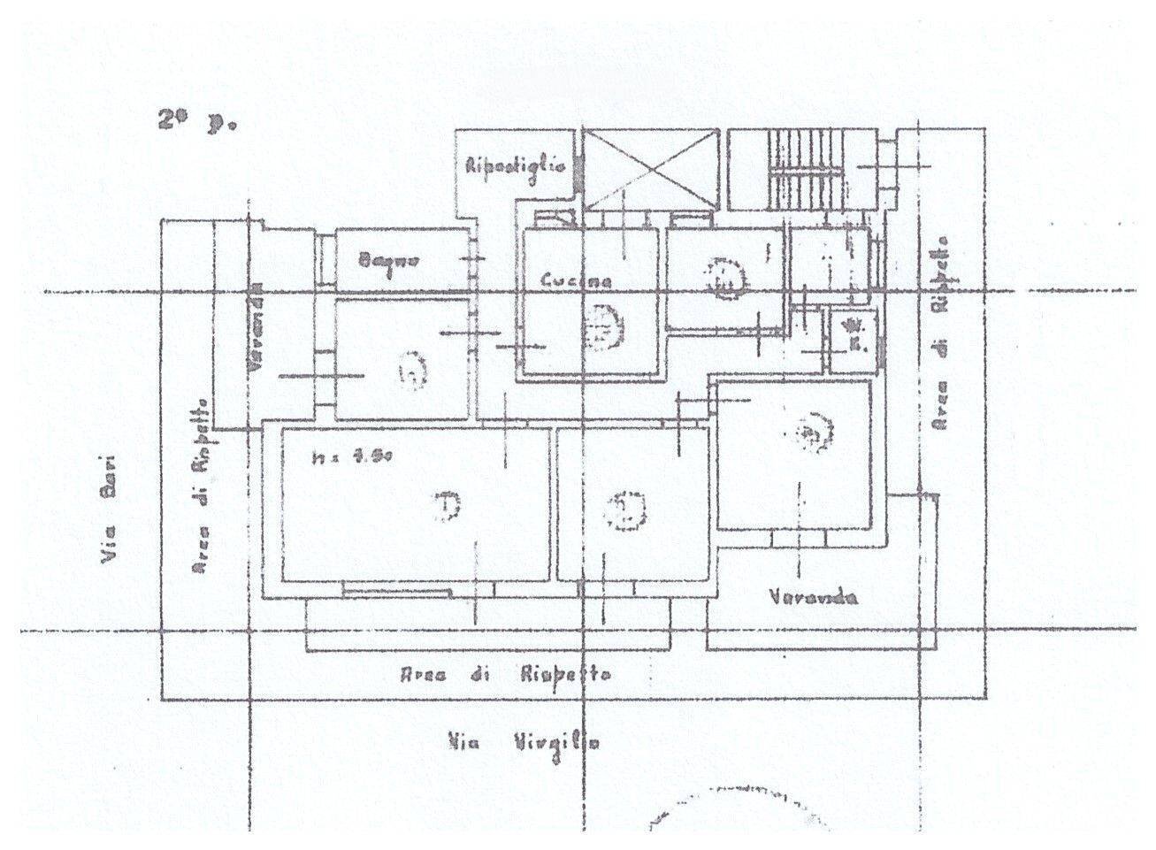 Casa indipendente via Virgilio, Casarano - planimetria 1