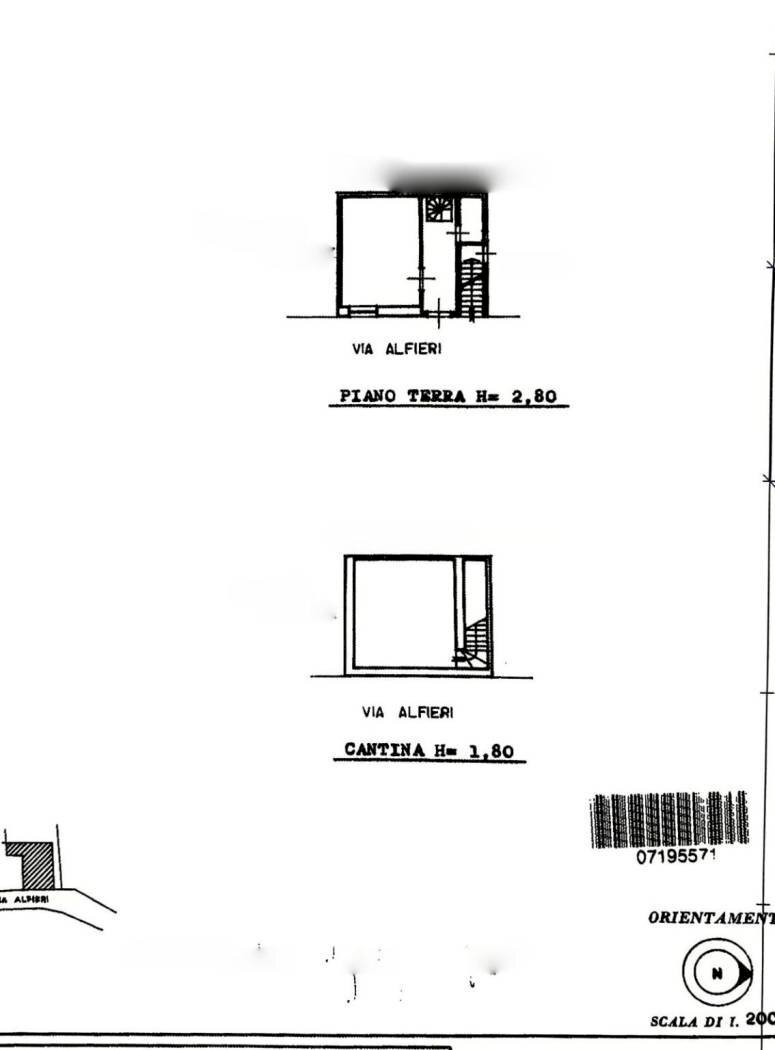 Independent house via Vittorio Alfieri, Supersano - floor plans 1
