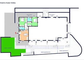 Planimetria - Bilocale via Padre Semeria, 612, Sanremo - foto 16