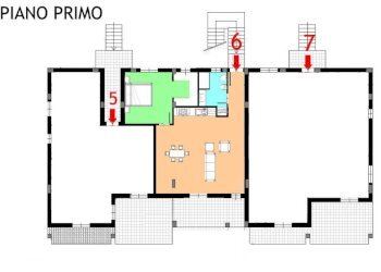 Planimetria - Bilocale via Padre Semeria, 612, Sanremo - foto 22
