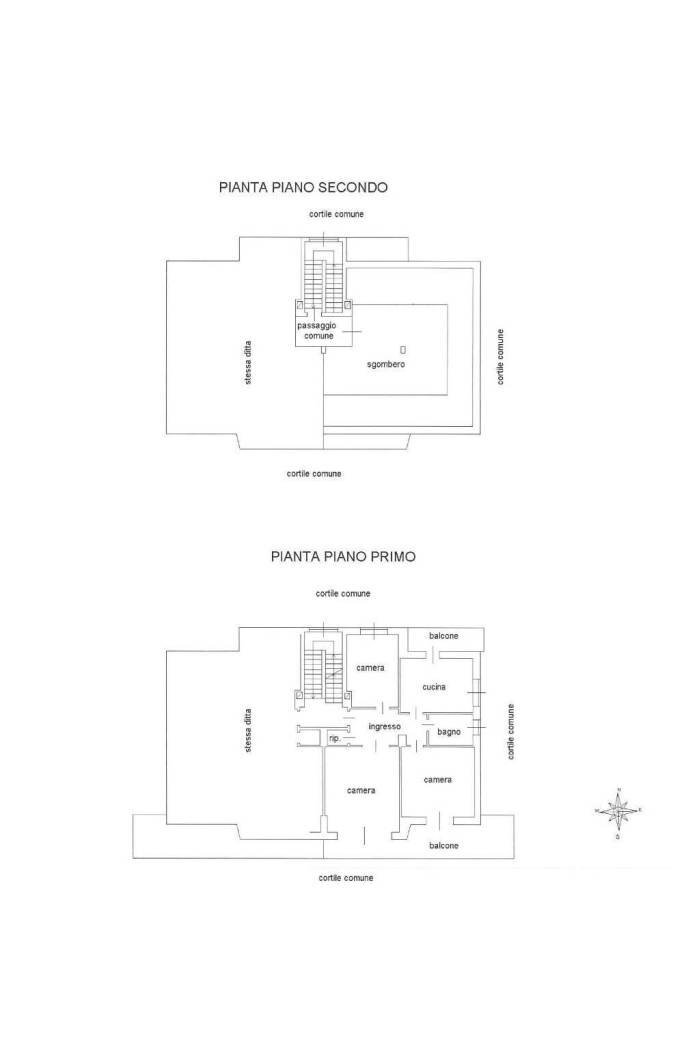 Four-room apartment via Umberto I, Pecetto Torinese - floor plans 1