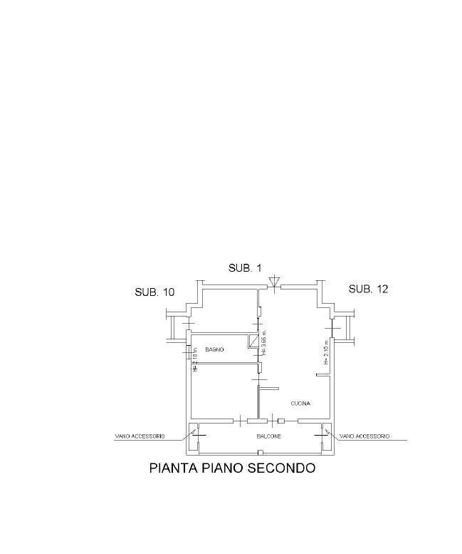 Attic via Regina Margherita, 128, Bernezzo - floor plans 1