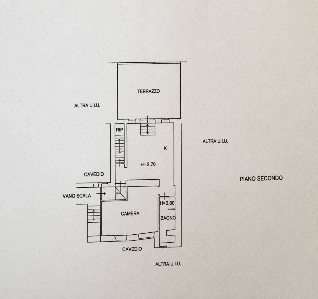 Attic via Medaglie d'Oro, Albenga - floor plans 1