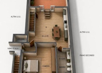 Planimetria - Attic via Medaglie d'Oro, Albenga - photo 16