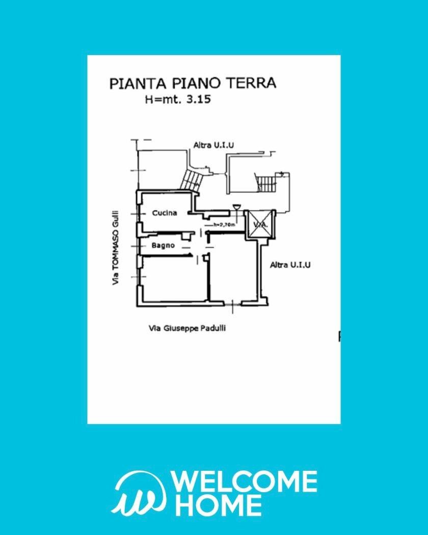 Trilocale via Tommaso Gulli, 3, Milano - planimetria 1