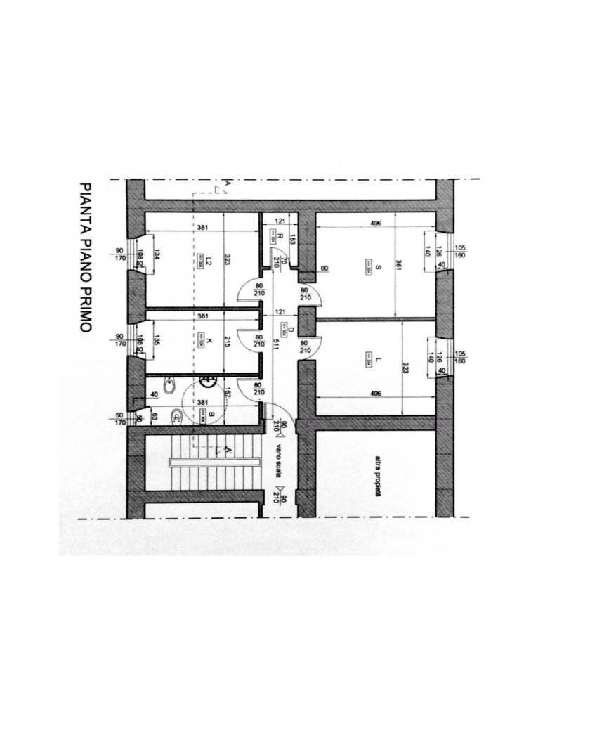 Trilocale viale Bligny, 19, Milano - planimetria 1