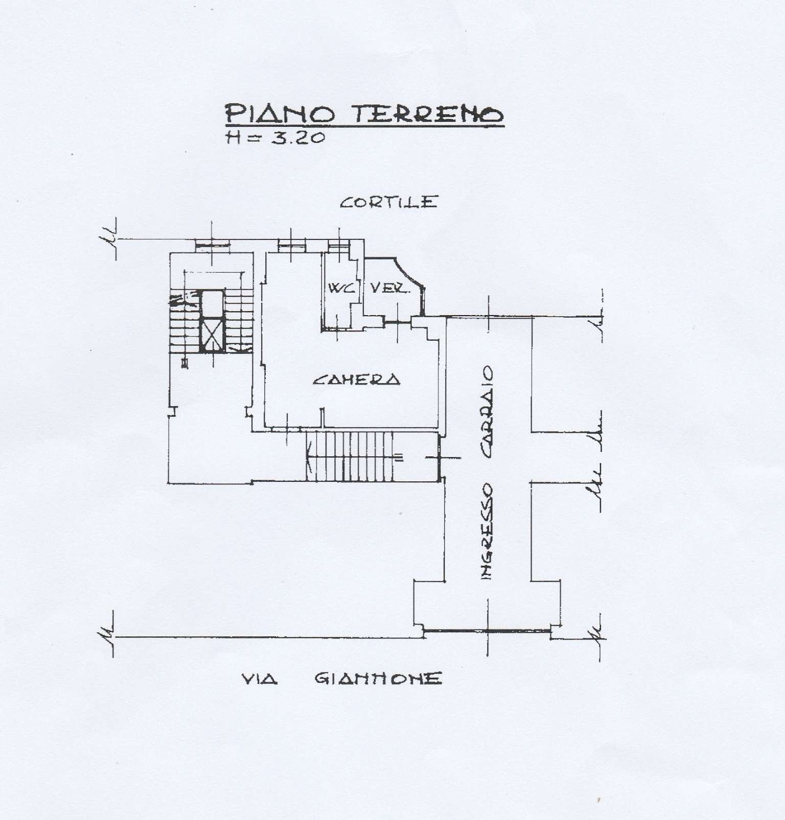 planimetria - Appartamento via Giannone, 4, Torino (zona Centro) - planimetria 1