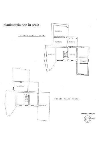 Villa via Marco, Odalengo Piccolo - planimetria 1