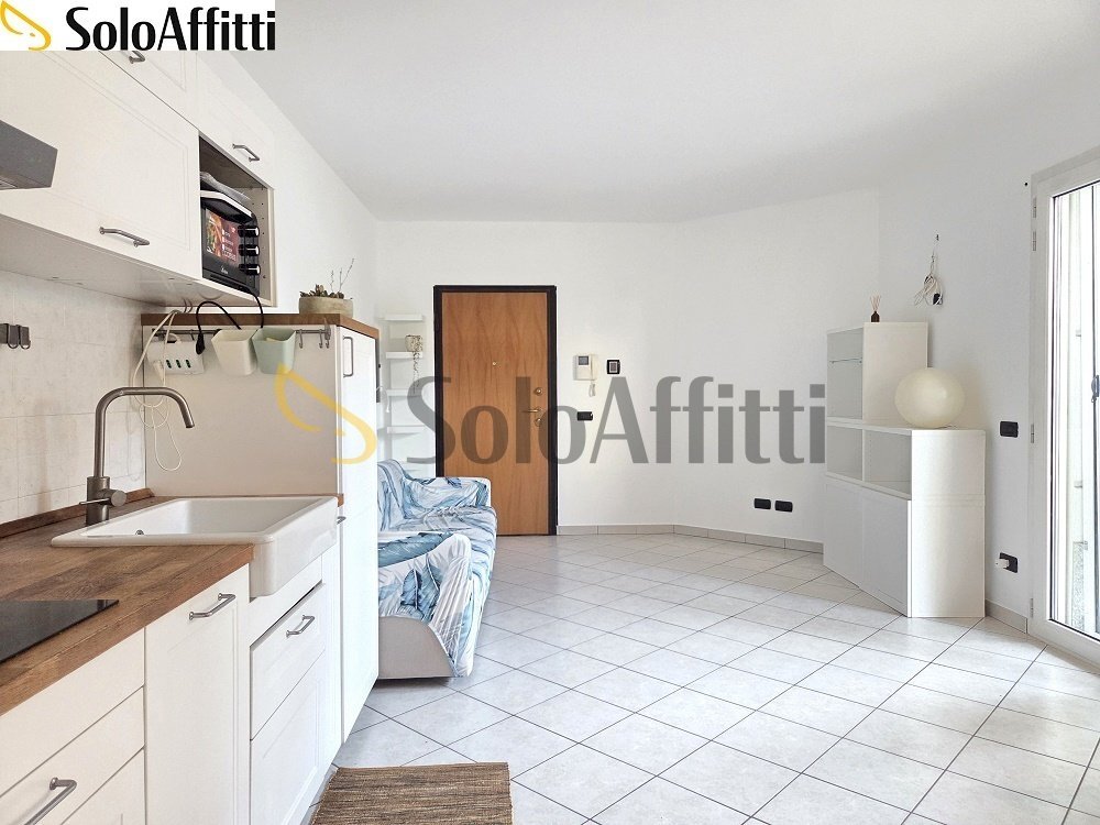 SOGGIORNO CON CUCINA A VISTA E USCITA SU GIARDINO - Bilocale Via Marzabotto 14, Paderno Dugnano - foto 3