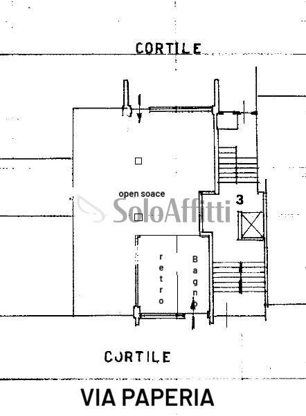 plan - Commercial Premises Via Paperia 9, Piossasco - floor plans 1